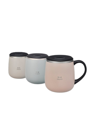Stainless Steel Mug with Lid - Short (320ml)