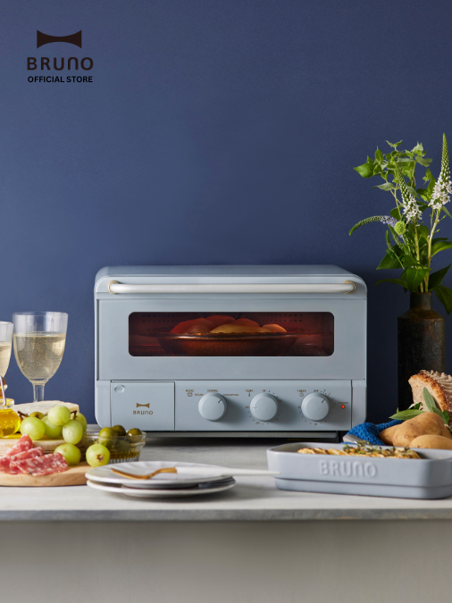 Steam & Bake Toaster in Blue Gray