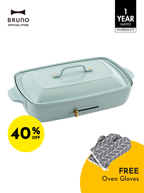 キッチン家電 BRUNO Hot Plate Grande Size Mint Gray Bruno Grande Hotplate | BRUNO MY Official Store | Kitchen