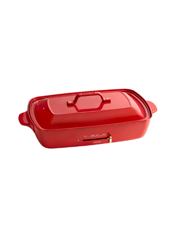 GRANDE Hotplate in Red