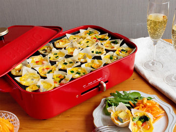 Mini Quiches 3 Ways Recipe for Bruno Compact Hotplate