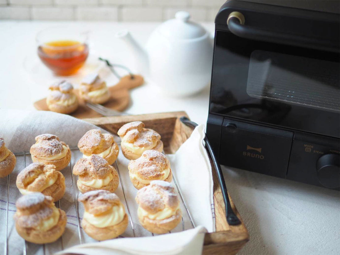 Petit Cream Puff Recipe for Bruno Steam & Bake Toaster