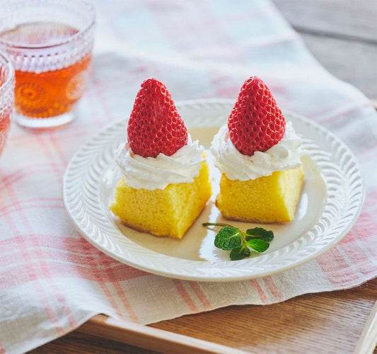 Strawberry Sponge Cake Recipe for Bruno Steam & Bake Toaster