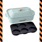 Compact Hotplate in Blue Gray