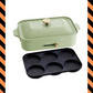 Compact Hotplate in Cardamom Green