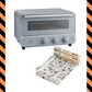 (T) Steam ＆ Bake Toaster in Blue Gray