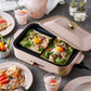 Compact Hotplate in Pink Beige