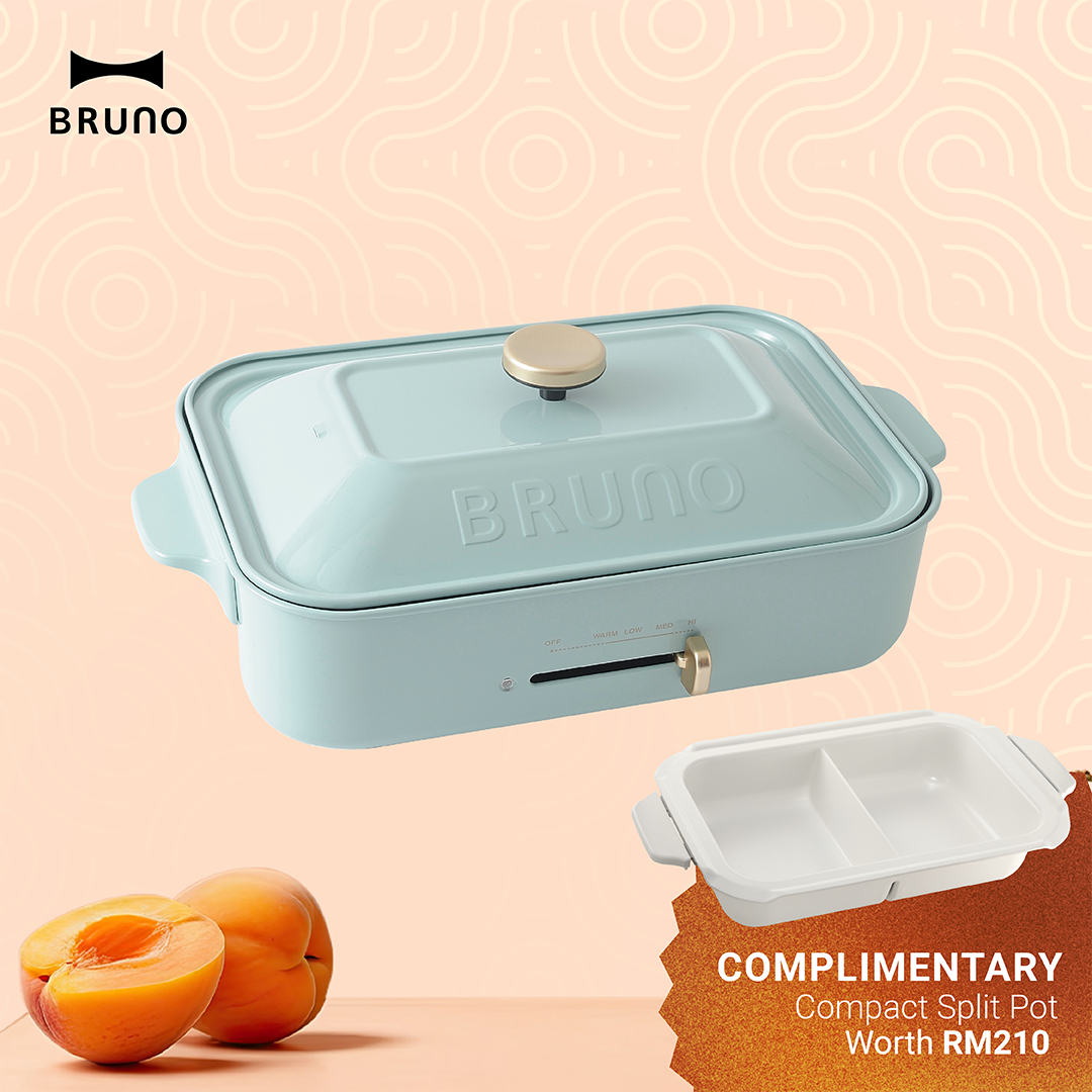 [Cooking with Fortune Blossom] Compact Hotplate in Blue Gray