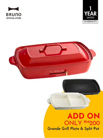 GRANDE Hotplate in Red