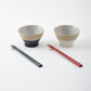 Set of 2 Pairs Painted Wooden Japanese Chopsticks