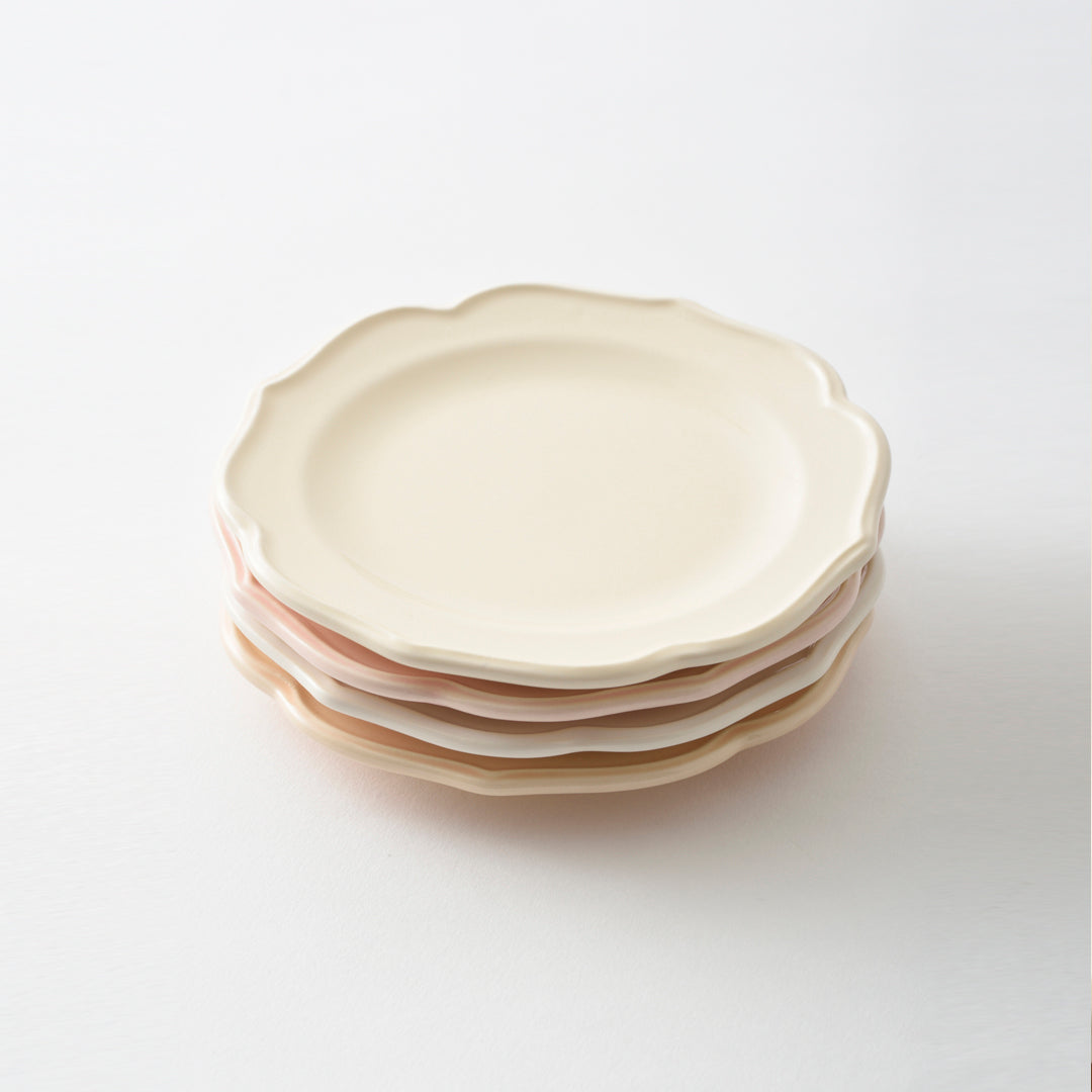 Set of 4 Ceramic Dessert Plate