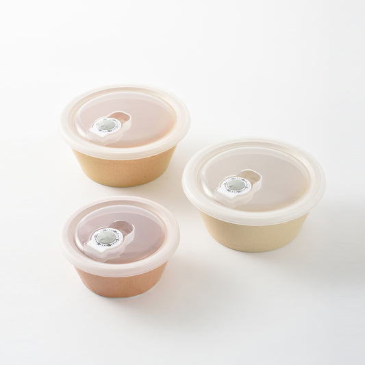 Set of 3 Ceramic Covered Container