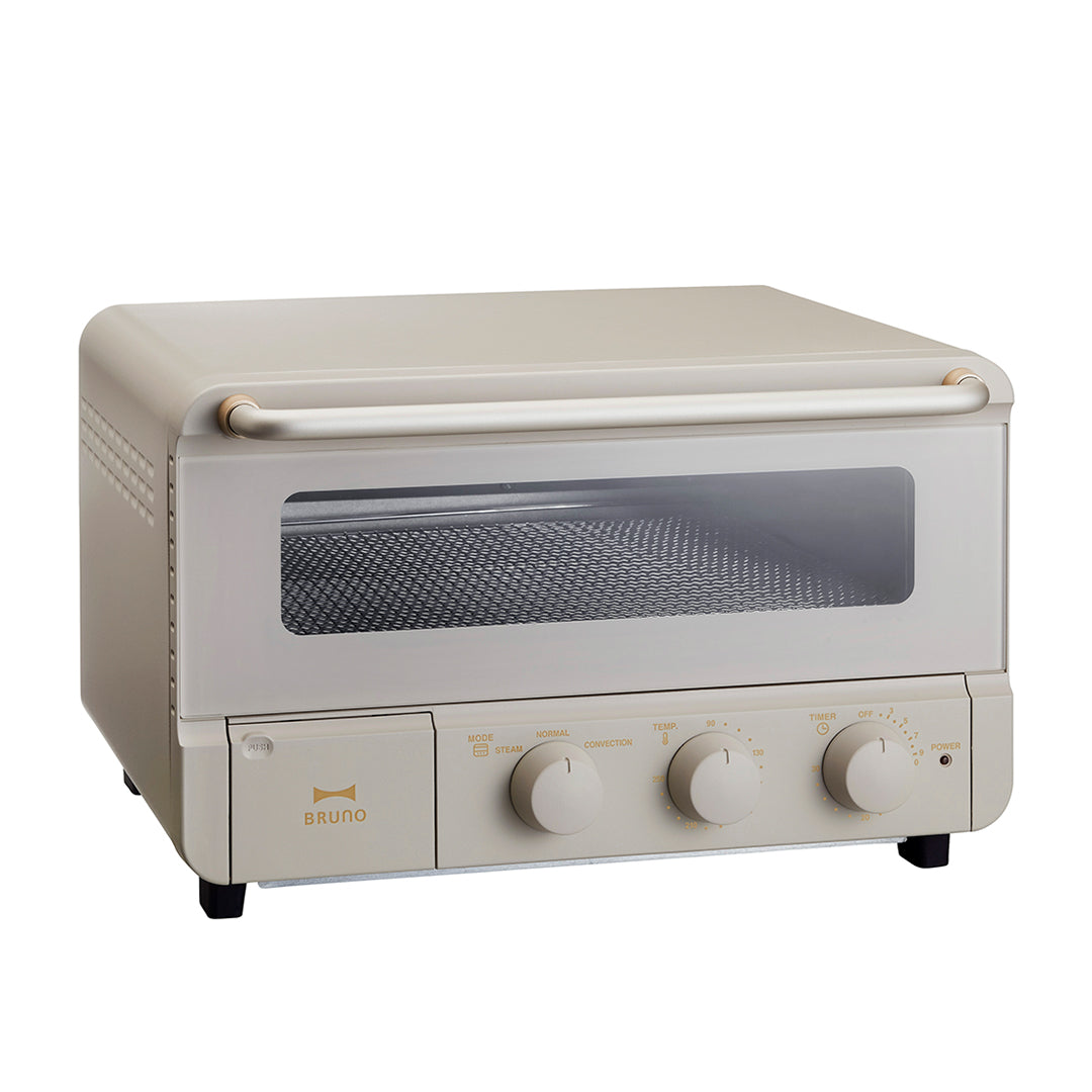 Steam ＆ Bake Toaster in Greige | BRUNO Malaysia Official Store